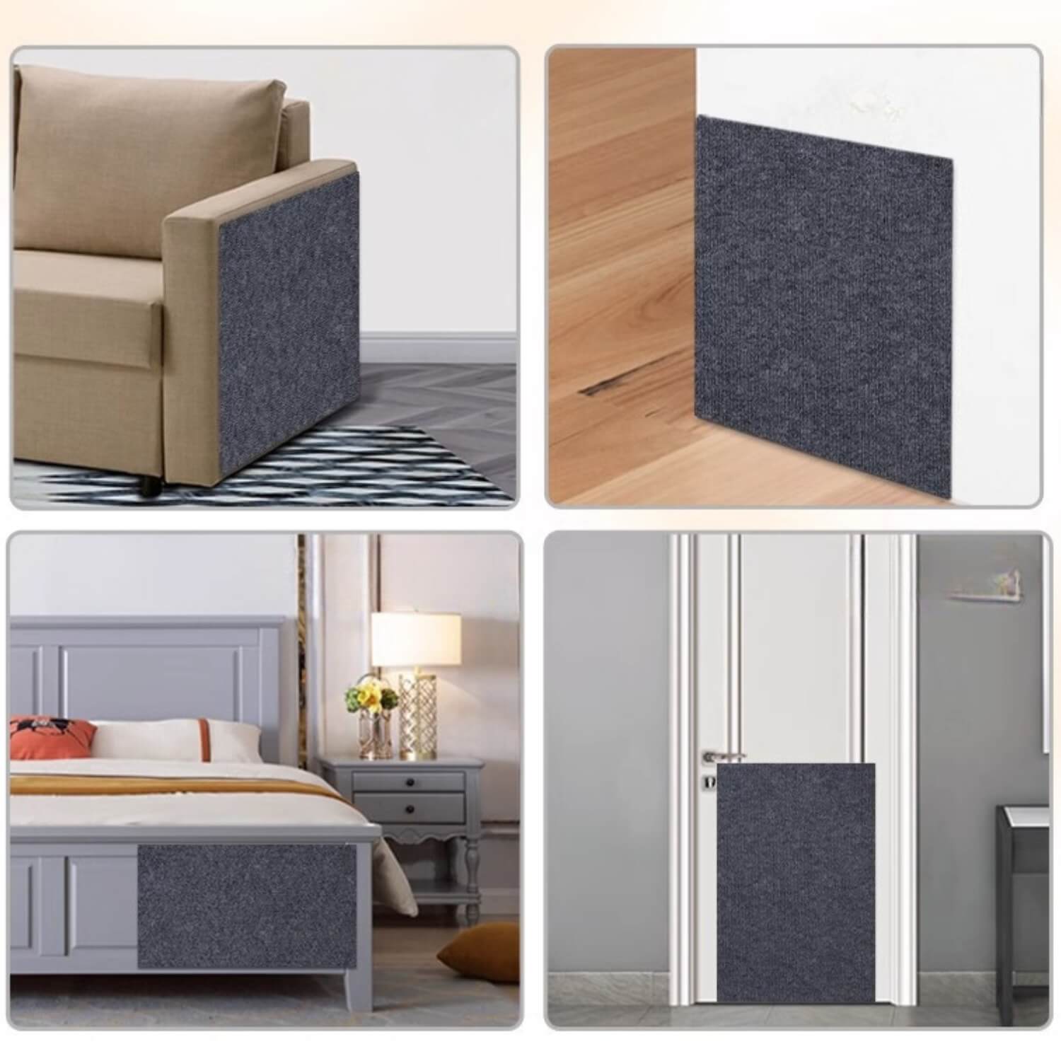 verschillende toepassingen van zelfklevende kattenmat